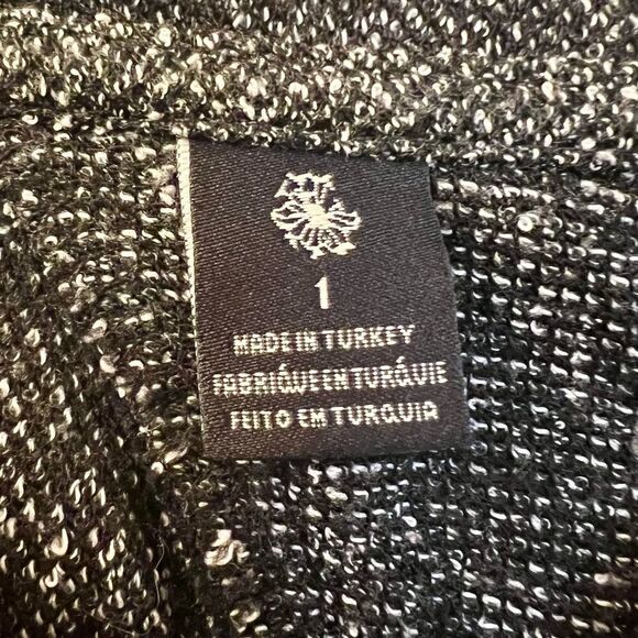 Scotch & Soda Straight Hem Sweatshirt Mini Dress Long Sleeve Black Womens Size 1 - Picture 5 of 10